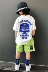 Năm 2020 mùa hè mới cậu bé búp bê đầu to áo phông dễ thương Trẻ em Nhật Bản cotton tinh khiết lỏng lẻo giản dị ngắn tay hợp thời trang T - Áo thun