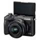Canon Canon EOS M6 kit tự động hẹn giờ vẻ đẹp vi duy nhất máy ảnh kỹ thuật số m6 15-45STM ống kính SLR cấp độ nhập cảnh
