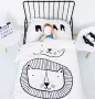 ▲ Cool! Đan Mạch [A Little Lovely Company] bộ đồ giường trẻ con chính thức xác thực 	bộ chăn ga gối hình cho bé gái	