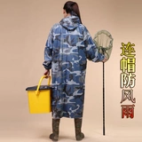 Летняя водонепроницаемая толстовка с капюшоном, длинный износостойкий комбинезон, дождевик