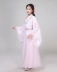 Trang phục thiếu nhi của phụ nữ biểu diễn mùa xuân và mùa hè Phong cách Trung Quốc biểu diễn guzheng quần áo cổ tích cô gái công chúa Hanfu - Trang phục Trang phục