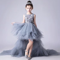 Cô gái lau váy dài violin trang phục mùa hè 2019 mẫu thời trang cá tính phù hợp với sàn catwalk cho trẻ em - Váy trẻ em váy trẻ em