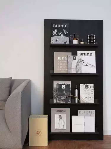 Минималистичная книжная полка, система хранения, многослойный журнал, популярно в интернете, делается под заказ