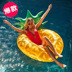 Ins flamingo bơi vòng dành cho người lớn dày inflatable nước núi dễ thương tăng dành cho người lớn nữ nách vòng phao bơi naturehike Cao su nổi