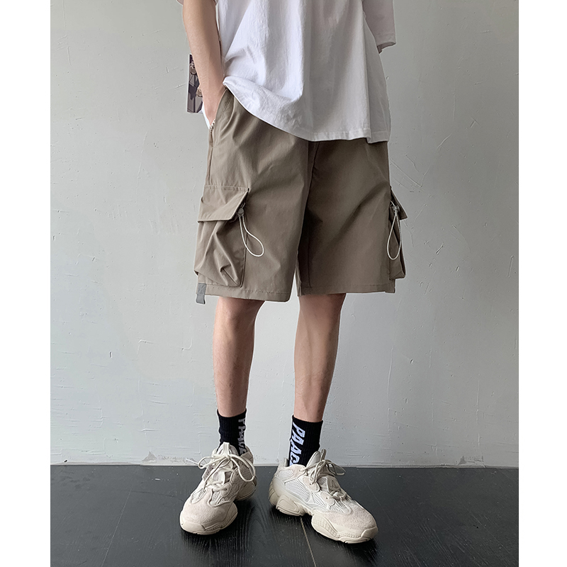 Japanese shorts men's summer ins chaohuochao brand loose tooling casual pants