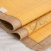 Mat tre mat thẳng carbonized mat mat gấp đôi thân thiện với da hai mặt tre mat băng lụa tùy chỉnh mat - Thảm mùa hè