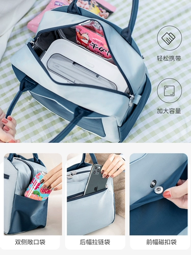 Ланч-бокс, вместительная и большая японская модная сумка для школьников, термос, увеличенная толщина