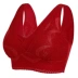 Năm sinh nữ quần lót màu đỏ phù hợp với áo ngực phần mỏng thoải mái không ràng buộc không có vòng thép áo corset - Bộ đồ lót