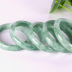 Hạt giống ngọc lục bảo Brazil tự nhiên Yang Green Chalcedony Bracelet Green Agate Jade Bracelet Wild Fashion Chứng nhận - Vòng đeo tay Cuff thạch anh tóc đen Vòng đeo tay Cuff