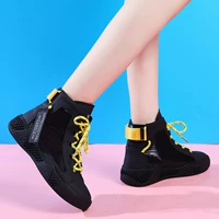 Белая обувь, универсальные высокие дышащие кроссовки на платформе, из натуральной кожи, коллекция 2021, популярно в интернете, в корейском стиле