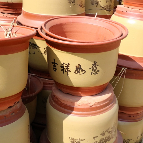 Дышащий керамический очень большой цветочный горшок, орхидея