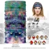 Châu Âu và Hoa Kỳ gió đầy màu sắc hoa văn đa chức năng vải căng yoga chạy thể dục cô gái túi headband headband headband headband - Kerchief / Earflap