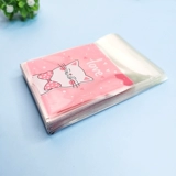 Мультфильм Self -Stick Back Packaging Self -Sealing Bag Quqi Biscuit Bag Сумка для закусочной сумки для конфетной сумки 7*7+3/100