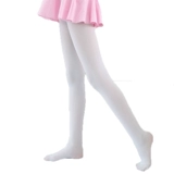 Детские танцующие белые колготки для школьников, эластичные носки