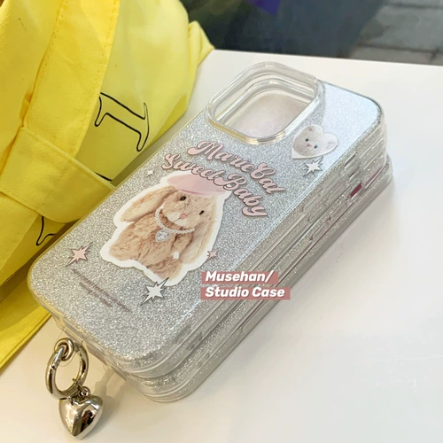 Apple, брендовое ожерелье из жемчуга, совместимый iPhone 14, чехол для телефона, силиконовый iPhone12 Pro, защитный чехол, 14promax, iphone