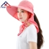 Polar Fire Polar Fire Mũ thoáng khí Câu cá Kem chống nắng Sun Hat Mũ thể thao lớn FM30702 - Mũ thể thao