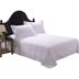 Cotton sheets khách sạn bộ đồ giường khách sạn bán buôn cotton trắng dày tấm ga trải giường bộ đồ giường vải Khăn trải giường