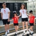 Cha mẹ và con mặc mùa hè 2018 làn sóng mới đầy đủ nhà tình yêu t-shirt gia đình gói một gia đình của ba bốn mẹ và con gái