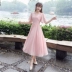 2020 phụ nữ mới hàng ngày người mẫu trẻ Cộng hòa Trung Quốc phong cách retro váy đầm lady cổ tích váy dài - Váy dài