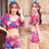 C bikini béo mm bikini bikini ba mảnh set D.E.F cup ngực nhỏ bằng thép tấm tụ lại để che bụng áo tắm nữ - Bikinis đồ bơi nữ đẹp kín đáo Bikinis