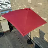 Открытый зончик зонтика зонтика открытого двора, дождь, дождь и водонепроницаемый квадратный зонтик, солнце