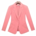 2018 mùa xuân và mùa thu thời trang mới tính khí Slim nhỏ phù hợp với phụ nữ áo khoác đầy màu sắc một nút phù hợp với phù hợp với giản dị hoang dã Business Suit