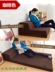 Kiểu Nhật tatami dày siêu cứng nệm Futon nệm tầng trệt đa mục đích Bốn gấp nap mat - Nệm nệm khách sạn Nệm