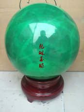 Ювелирный камень 保真纯天然荧石夜明珠200mm夜光球夜光石萤石球水摆件