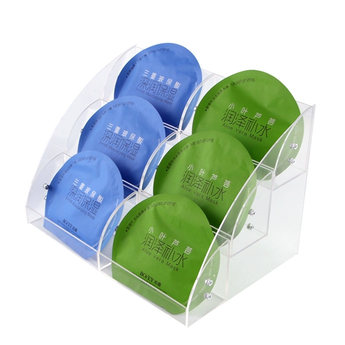 Акриловая прозрачная маска для лица, косметический стенд, система хранения для ухода за кожей