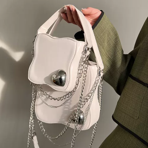 Весенняя летняя небольшая дизайнерская небольшая сумка, модная универсальная сумка через плечо, цепь