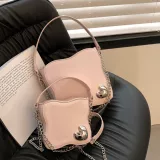 Весенняя летняя небольшая дизайнерская небольшая сумка, модная универсальная сумка через плечо, цепь