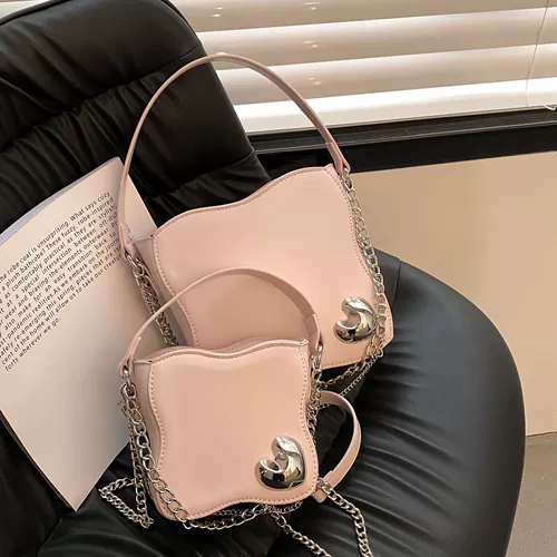 Весенняя летняя небольшая дизайнерская небольшая сумка, модная универсальная сумка через плечо, цепь