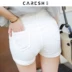 Mới cao eo kích thước lớn cuffed phụ nữ quần short denim nóng quần lỏng phần mỏng quần jean nữ đặc biệt cung cấp Quần jean