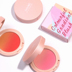 Màu da cam Judydoll Ảo Tri-Màu Gradient Blush Dưỡng Ẩm Lâu Dài Tự Nhiên Có độ bóng cao Rouge White Gold Orange phấn má eglips Blush / Cochineal