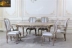 Bàn hoa hồng Pháp đặt bàn ăn gỗ tân cổ điển châu Âu Nội thất nhà hàng SAVIO - Bộ đồ nội thất