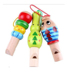 Trẻ em hoạt hình động vật còi nhỏ bé bằng gỗ đồ chơi đồ chơi đồ trang sức mặt dây chuyền đồ chơi bằng gỗ đồ chơi trí tuệ cho bé Đồ chơi âm nhạc / nhạc cụ Chirldren