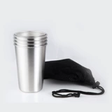 Дорожный кофейный бокал из нержавеющей стали, комплект, нержавеющая сталь AISI 304