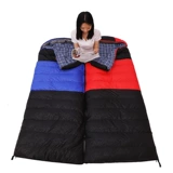 Съёмный дорожный утепленный портативный спальный мешок для взрослых с пухом для кемпинга