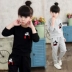 Quần áo trẻ em thời trang nữ mùa thu 2018 mới dành cho trẻ em mẫu mùa thu trẻ em phiên bản Hàn Quốc của quần áo thủy triều thể thao hai mảnh đồ bé trai Phù hợp với trẻ em