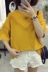 Mùa hè Hàn Quốc phiên bản của siêu lớn kích thước 200 pound chất béo mm ngắn tay t-shirt nữ sinh viên khâu quần áo loose slimming áo sơ mi Áo phông