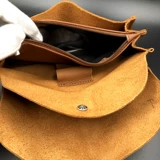 Кожаная универсальная барсетка, переносная сумка-органайзер