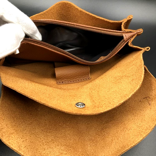 Кожаная универсальная барсетка, переносная сумка-органайзер