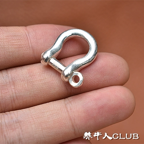 Make -producing Коровы -изысканные 990 Серебряная подкова, пряжка, гуси