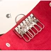 Kẹo màu nam và túi chìa khóa của phụ nữ 6 hooks thời trang đa chức năng keychain hộ gia đình kinh doanh đơn giản mini
