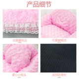 Симпатичная принцесса домашнее гнездо осень и зимние теплое, раскрытие, стирка гнезда сеткой красной кошки маленькое и маленькое ину диги -гууфу четыре сезона, общие в течение четырех сезонов