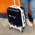 Trường hợp du lịch Hàn Quốc nữ 20 inch vali nam phổ quát bánh xe cá tính 24 inch mật khẩu hộp thanh niên trường hợp xe đẩy - Va li