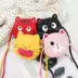 Túi đeo chéo một vai cho trẻ em phong cách nóng bỏng xuyên biên giới Phim hoạt hình Hàn Quốc dễ thương in động vật loạt túi tiền xu Túi nhỏ - Túi bé / Ba lô / Hành lý