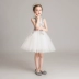 Váy công chúa trắng cô gái nước ngoài cô gái hoa chủ nhà váy trẻ em trang phục piano mùa hè - Váy trẻ em Váy trẻ em