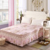 100% cotton bed bed bed bed cover one single Hàn Quốc đơn giản ga trải giường cotton 1.2 1.5 1.8 2 m - Váy Petti giường váy Váy Petti