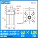 xi lanh thủy lực 100 tấn Dầu xi lanh thủy lực nhẹ MOB30/40/50/63 thì 25/50/75/100/125/150/200 xilanh thủy lực 40